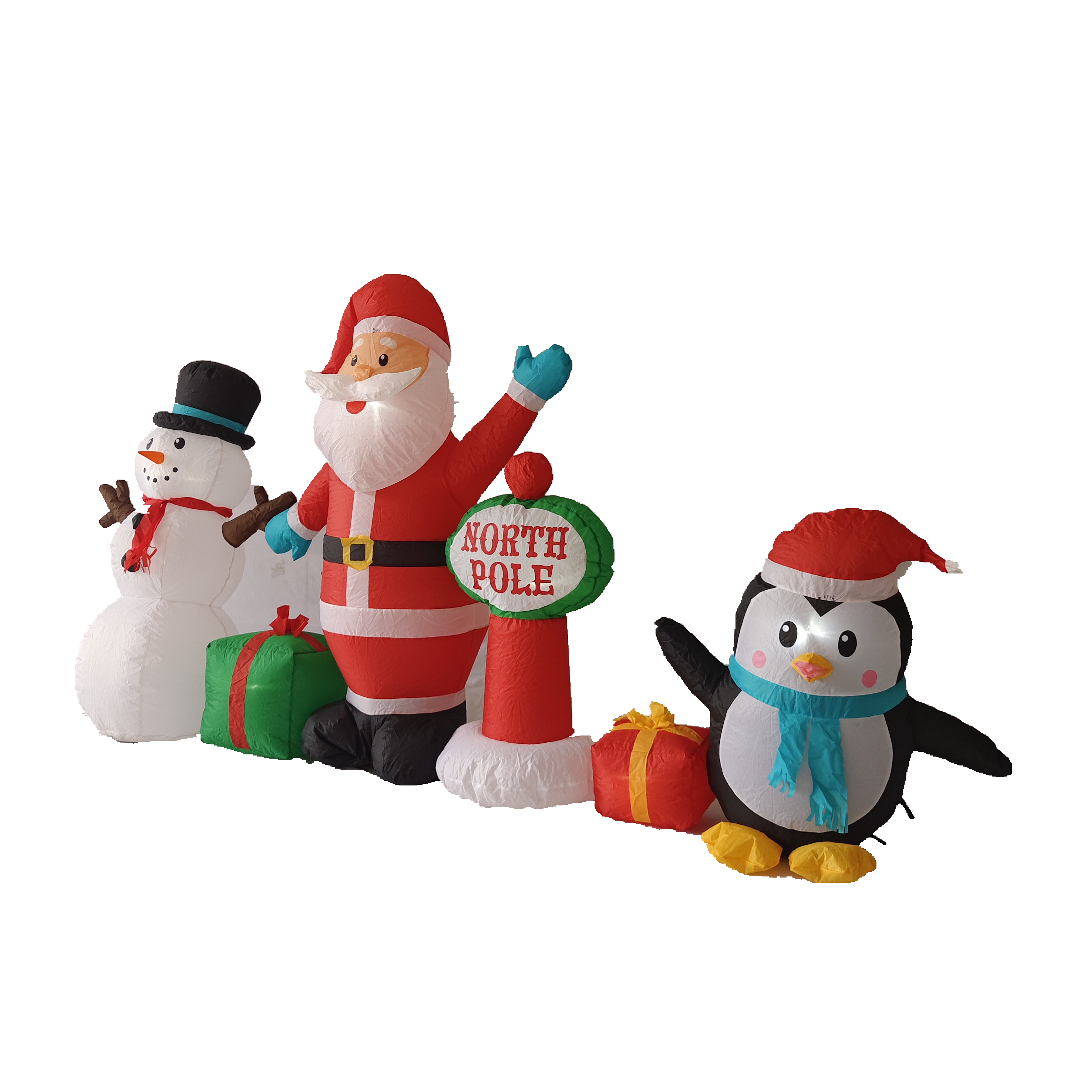 4FT Santa Claus&Snowman&Penguin