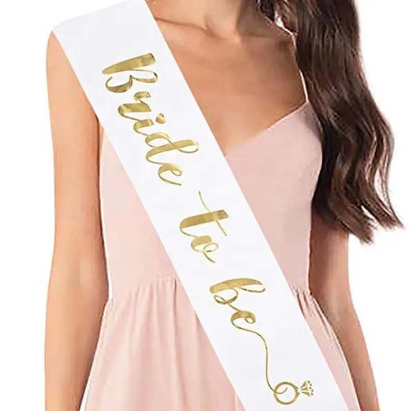 Bridal Shower Gifts Hen Party Stain Sash Bride Tribe Sash Bachelorette Party Favors Bride To Be Wedding Sash