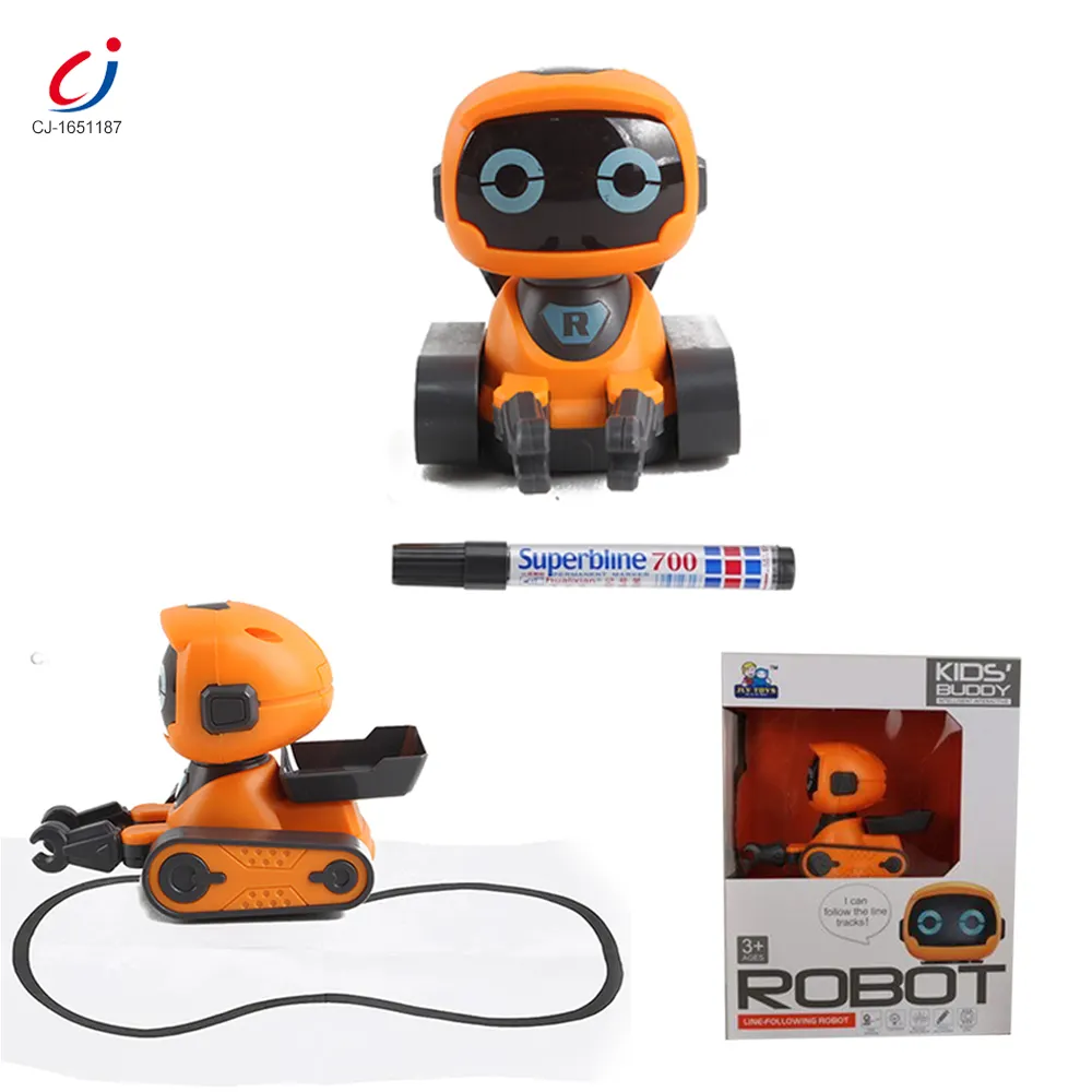 Chengji novità Educational Smart Toy Induction Draw linea di tracciamento elettronica seguendo il Robot fai da te