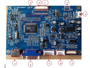 Panel de Control de pantalla Lcd, placa de controlador LCD con VGA y HDMl, señal de tablero de 40 pies - Product Image 5