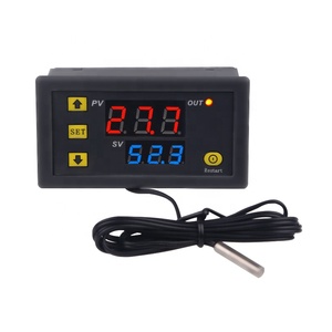 Controlador Digital de temperatura, regulador de termostato, Control de refrigeración y calefacción, medidor de Sensor, W3230 DC 12V 24V AC 110-220V - Product Image 1