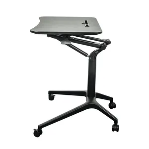 Polea de elevación de mesa móvil para el hogar, mesa de estudio de computadora fija, mesita de noche ajustable en altura ligera plegable - Product Image 4