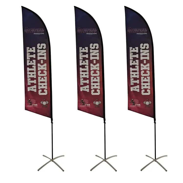 2.8m bandiere di piume personalizzate all'ingrosso bandiere di piume bandiere di piume bandiere di piume pubblicitarie personalizzate bandiera a goccia