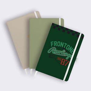Taccuino personalizzato di dimensioni A5 con copertina in carta di Design retrò scuola e pagine interne spesse per gli studenti con Logo personalizzato - Product Image 6