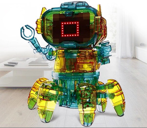 Новинка DIY программируемый робот STEM Technology сборная игрушка научный эксперимент Образовательный детский подарок для детей - Product Image 2
