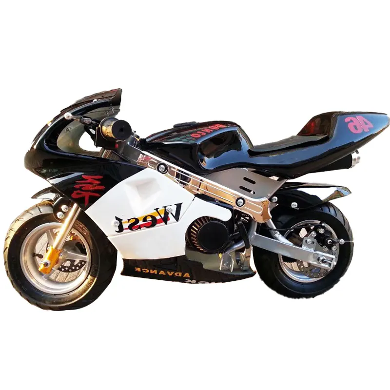Street legal mini moto 49cc bici tascabile raffreddata ad aria da 8 a 10 anni per bambini