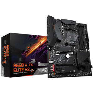 AORUS-placa base B550 ELITE AX V2 para ordenador de videojuegos, DDR4, compatible con procesador, tarjeta gráfica, tipo integrado, necesita Cpu - Product Image 1