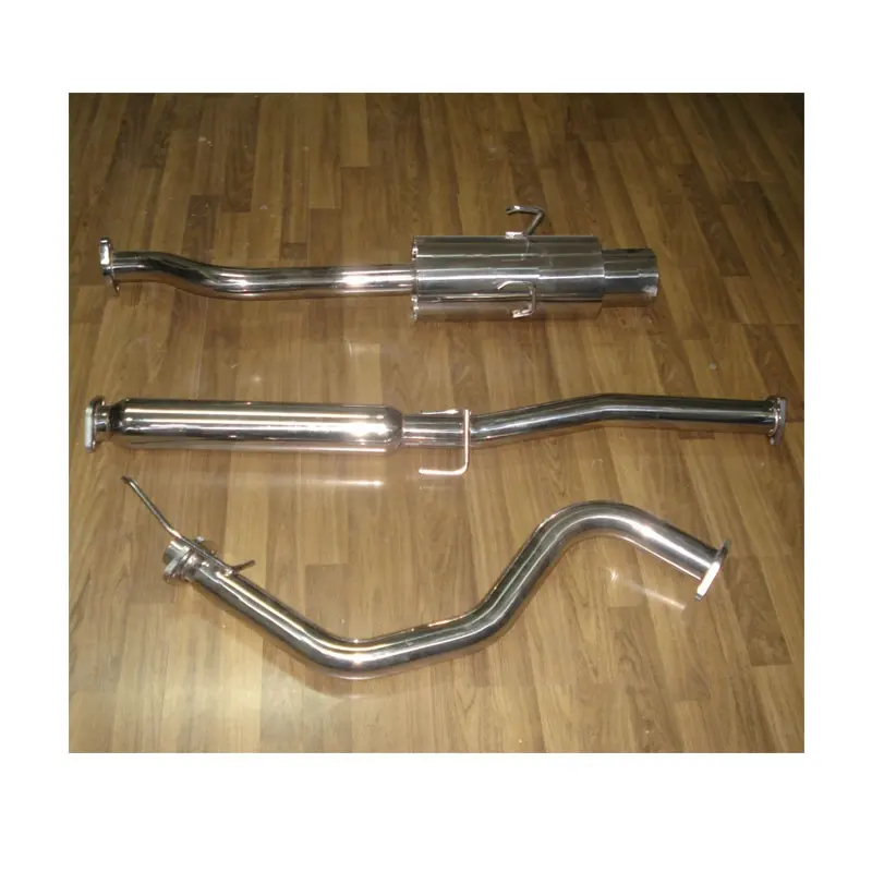 Stainless Steel Catback Car Flexible Exhaust Pipe Muffler Auto Racing Parts for Motor Honda Civic
