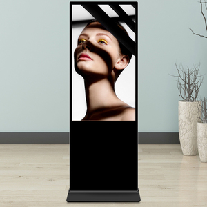 4K kapalı reklam oyuncu ekranı ekran zemin ayakta dikey LED dijital tabela Video LCD TV Kiosk dokunmatik ekran - Product Image 6