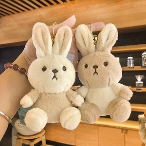 かわいいソフトミニおもちゃぬいぐるみテディベアとバニーキーホルダーファッション小型ぬいぐるみソフトミニチュアテディベア