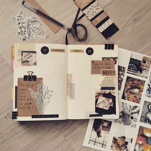 Custom Scrapbook Art Manifesting Goal Planning <strong>Vision</strong> Board Kit <strong>Visions</strong> in Progress Magazine Book - Product Image 1