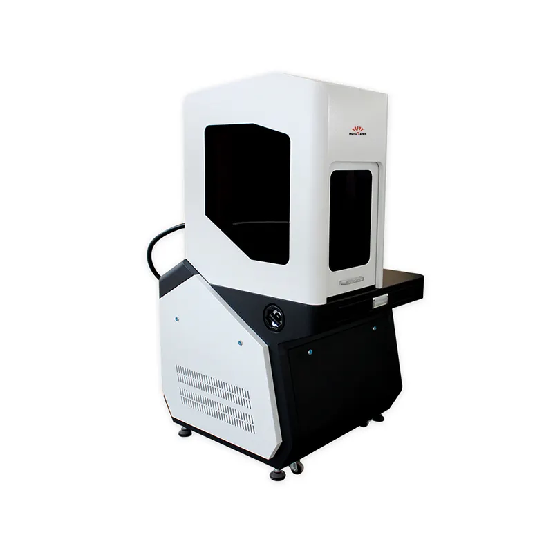 Machine de marquage laser de tuyaux Machine de marquage de fibre Boîtier de sécurité 30w CNC