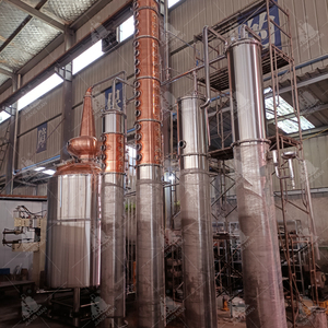 Equipo de destilería funcional de calefacción eléctrica, planta de destilación de columnas múltiples, destilador de brandy vodka gin