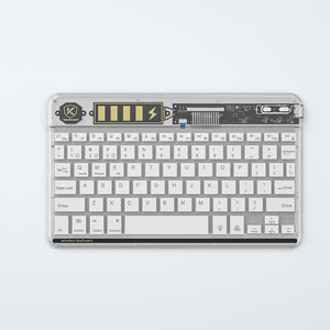 2024 nuevo teclado BT con retroiluminación transparente teclado inalámbrico portátil ultrafino para Android iOS Windows - Product Image 1