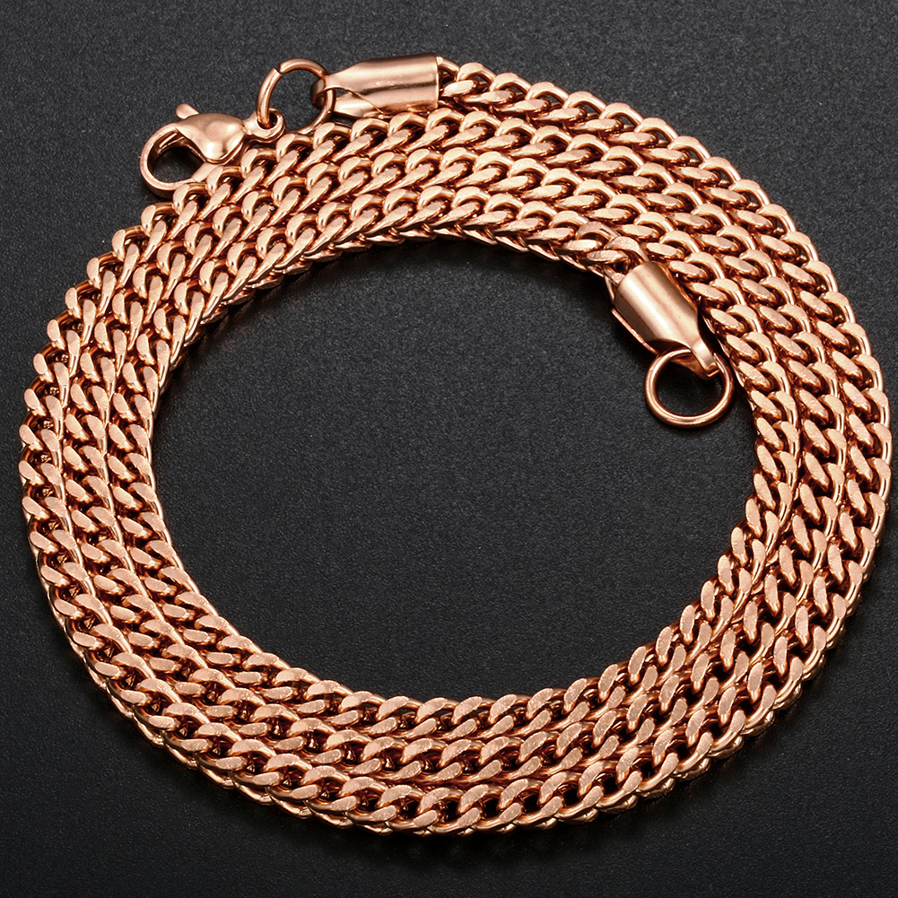 Catena Franco 2.5mm-oro rosa