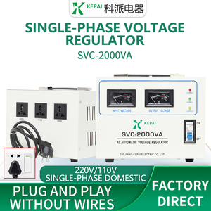Custom <strong>Svc</strong> 3000Va Single Phase 220V Servo Motor Type Automatic Servo Stabilizer Voltage Regulator for Small Office - Product Image 2