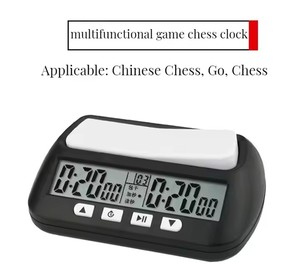 2024 orologio da scacchi digitale professionale nuovo Timer da tavolo elettronico funzione di conteggio su e giù realizzato in plastica resistente