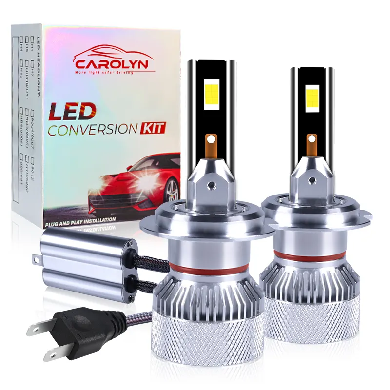 Super brillante Mini Canbus H4 Led faro bombilla 110W 3570 CSP Led luz coche H7 bombillas Led coche LED coche faro