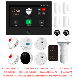 Hot Selling Wireless Wifi GSM Home <strong>Security</strong> <strong>Alarm</strong> System <strong>IOS</strong> <strong>Android</strong> Tuya Smart APP <strong>Control</strong> GSM SMS Burglar <strong>Alarm</strong> System Kit - Product Image 2