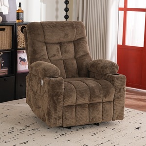 Fauteuil inclinable multifonctionnel, fauteuil inclinable décontracté et élégant, siège de canapé simple avec port USB, massage, fauteuil inclinable pour salon - Product Image 2