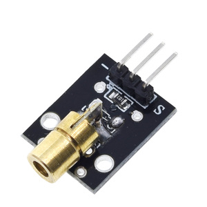 TZT KY-008 arduinoDIYキット用3ピン650nm赤色レーザー送信機ドットダイオード銅ヘッドモジュール - Product Image 3