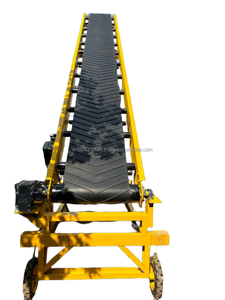 Camión contenedor portátil ajustable, transportador de tornillo flexible de acero inoxidable, correa de goma, núcleo de fabricación, carga de planta - Product Image 4