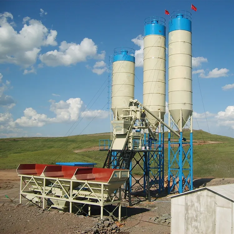 Petites machines à béton, mobilité, ciment, asphalte, mini hzs25, centrale à béton