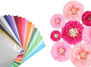 包装紙17gsm多色カラーティッシュペーパーファンシーシルク紙 - Product Image 4