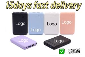 Trắng Đen Xám hồng xanh nhiều màu tùy chọn thiết kế siêu mỏng 5000mAh ngân hàng điện OEM/ODM hỗ trợ - Product Image 2