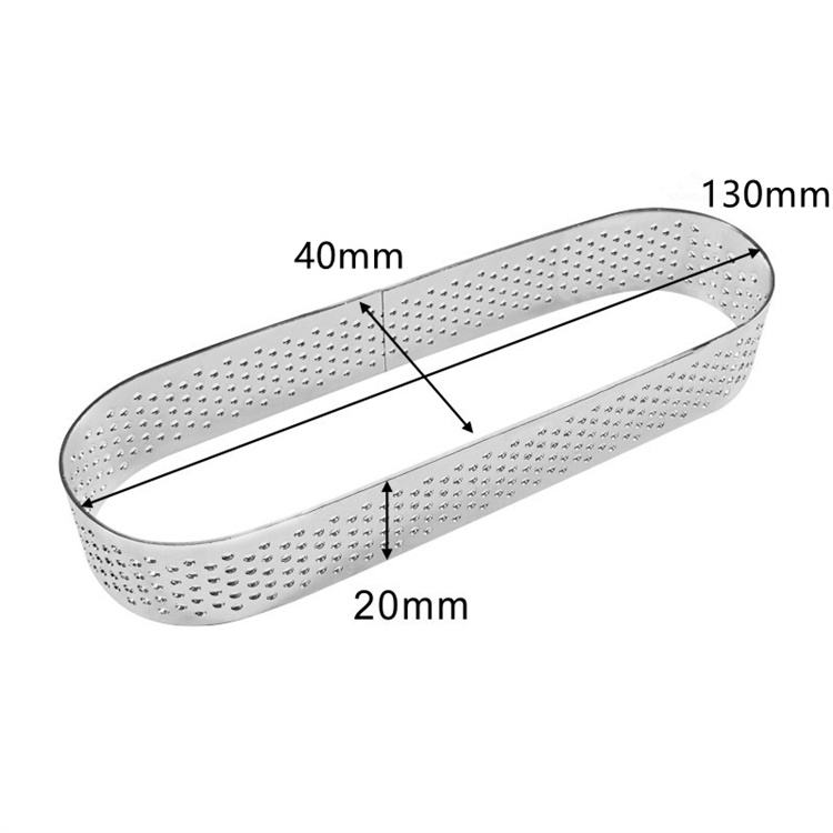 Forme ovale argentée