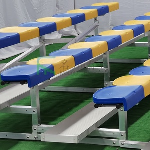 Grandstand SportTribuneモバイルシーティングブリーチャーはスタジアムのプラスチックシートと一致します