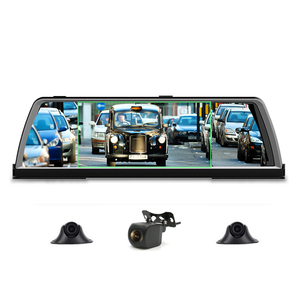 Dash Cam 4G Android 5.1汽车DVR 10 "全触摸360全景摄像头后视镜4 CHs WiFi ADAS GPS导航 - Product Image 1