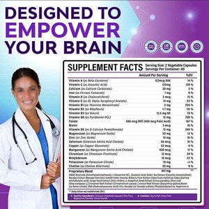 OEM ODM Premium Brain Booster Kapseln Memory Enhancement Pills Unterstützung Lindert Ermüdung des Gehirns und verbessert die Arbeits effizienz und das Gedächtnis - Product Image 5