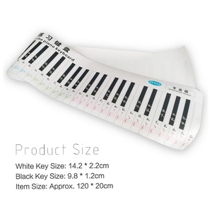 Versión profesional 88 teclado clave Piano dedo simulación práctica guía enseñanza ayuda nota gráfico para estudiante principiante - Product Image 3