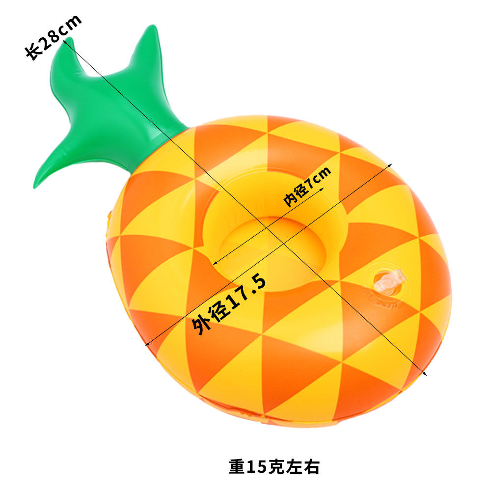 Dessous de verre à carreaux ananas