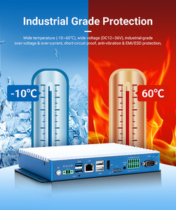 Factory Mini Pc Multi Protocol Modbus RK3568 DDR4 32GB VGA HD Dual LAN COM Industry Linux <strong>Computer</strong> Fan Industrial Mini Pc