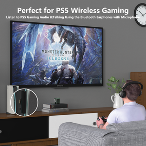 5.0 <span class=keywords><strong>USB</strong></span>-C <span class=keywords><strong>Bluetooth</strong></span> Transmitter âm thanh Adapter cho ps5 <span class=keywords><strong>USB</strong></span> không dây <span class=keywords><strong>Dongle</strong></span> cho PC Tai nghe không dây với APTX độ trễ thấp - Product Image 4