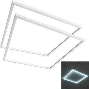 カスタム調光可能595X595600*600 <span class=keywords><strong>LED</strong></span>エッジパネルライト超薄型正方形<span class=keywords><strong>LED</strong></span>パネルフレームライトパネルライト