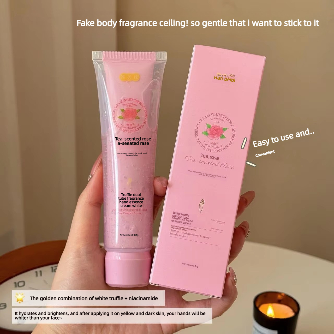 Tea-scented rose-80g per stick