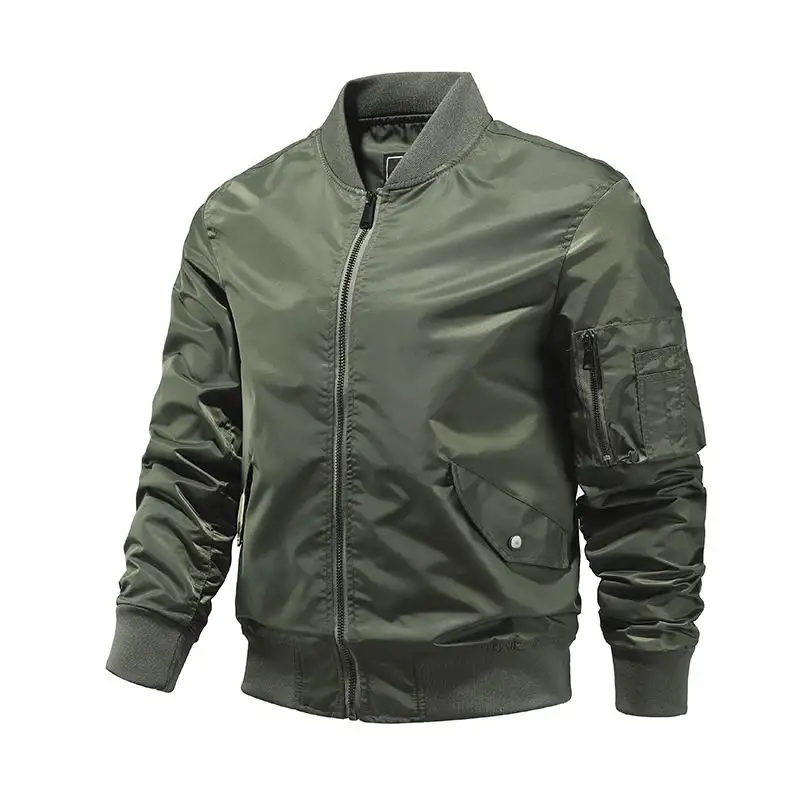 Benutzer definierte Unisex Baseball Jacke Flug verdicken Mantel Großhandel Plus Size Motorrad Bomber Kleidung Winter Bomber Jacke für Männer