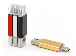 แฟลชไดรฟ์แบบ2 In 1,แฟลชไดรฟ์ USB OTG ขนาดเล็ก USB 2.0 Pendrive 4G 8G 16GB 32G 64GB สมาร์ทโฟนแอนดรอยด์ Micro OTG แฟลชไดรฟ์ - Product Image 4