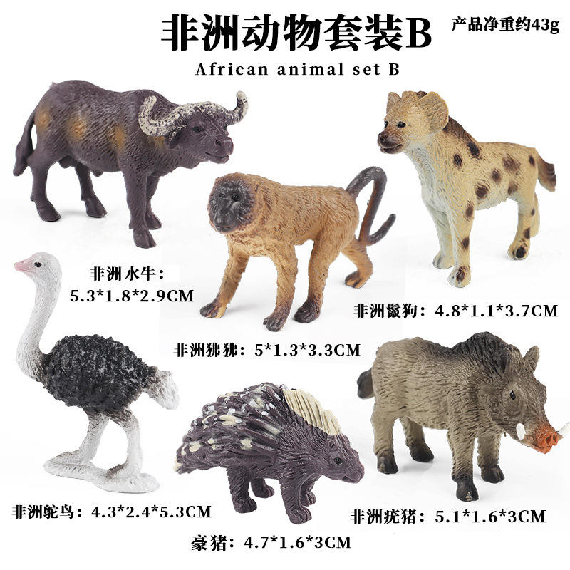 MF Animal Africano Tipo B (juego de 6)