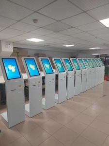 <strong>Automatic</strong> Floor-Standing <strong>Queue</strong> Ticket Dispenser with Touch Screen Includes Barcode Reader and SDK for <strong>Queue</strong> <strong>Management</strong> <strong>System</strong> - Product Image 4