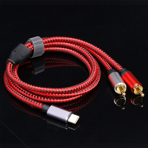 Adaptador de Audio USB tipo C a 2 RCA, Cable de Audio RCA para teléfono y tableta, alta calidad - Product Image 2