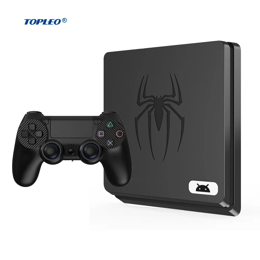 Topleo Video Game Console Draadloze Hd 4K Tv Handheld Retro Custom Kaart Met Box Video Console Game Box Beschermers