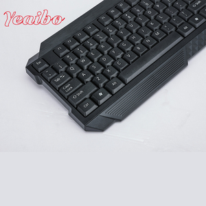 English Universal Rapoo 2.4g Round Plug Black Mice Ergonomic Office Wlred Normal Curve Good Quality Lang Desktop <strong>Keyboard</strong> - Product Image 3