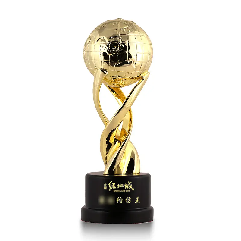 Piala Piala Logam Kustom Penghargaan Sepak Bola Emas Trophie Basket Olahraga Logam Emas Perak Penghargaan Piala