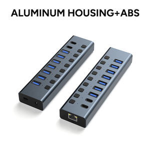 High Speed 10 Ports USB 2.0 USB 3.0 <strong>Type</strong> 3.1 Gen 2 Splitter With RJ45 <strong>Network</strong> for <strong>Computer</strong> Manufacturer China MINI USB Por Hub - Product Image 6