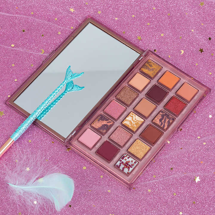 Make-up Großhandel 18 Farben Langlebig Vegan Makeup Matte Shimmer Hoch pigment Neuankömmling Anpassbare Lidschatten-Palette