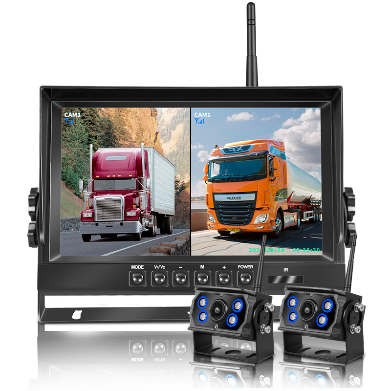 Pantalla de 9 pulgadas con 2 cámaras, X36